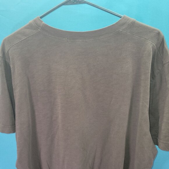 Buck Mason Made In America Mens T-Shirt L - Olive Crew Neck Short Sleeve - Picture 7 of 8